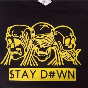 Stay Down "No Evil" Tee